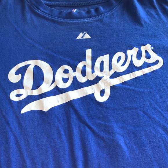 Majestic L.A Dodgers MLB Team Short Sleeve T-Shirt (Tall T) - Picture 6 of 8